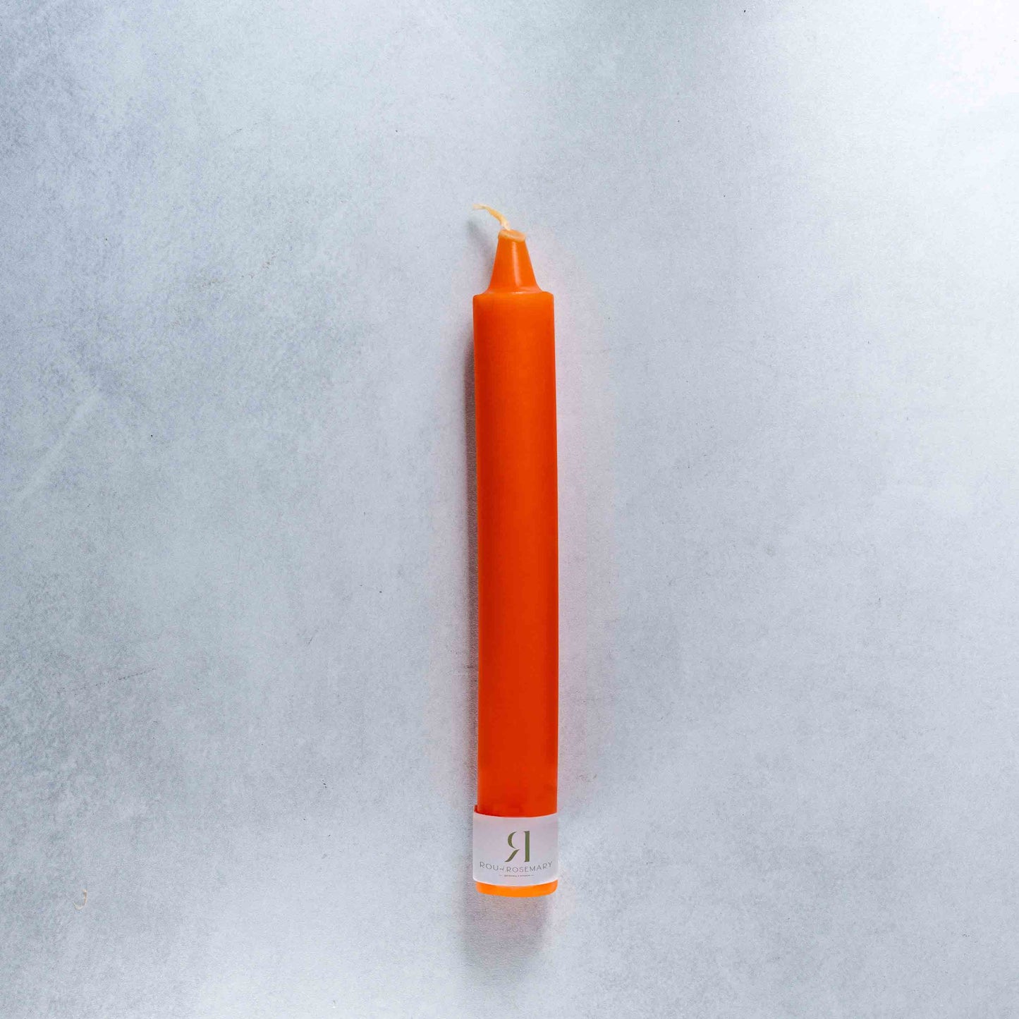 Orange Taper Candle