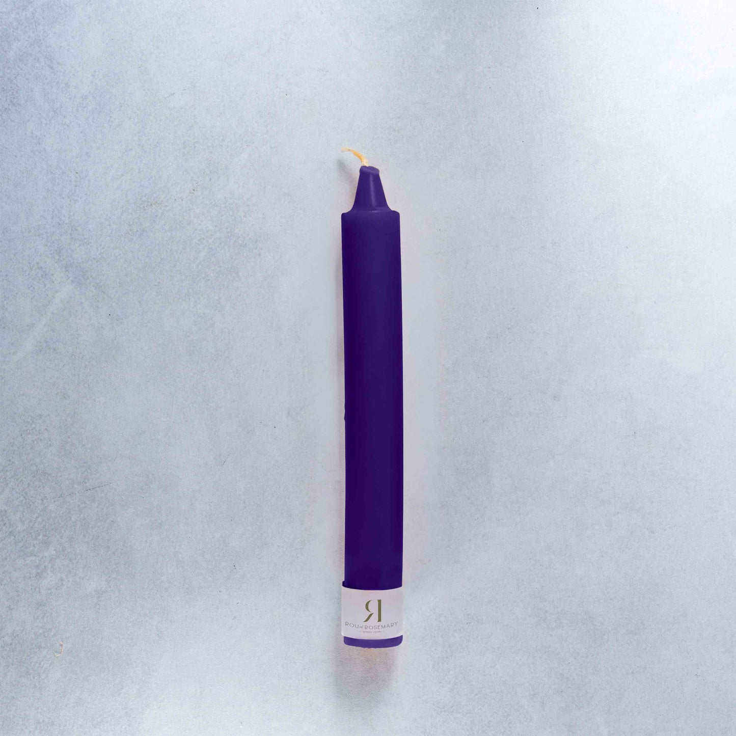 Purple Taper Candle