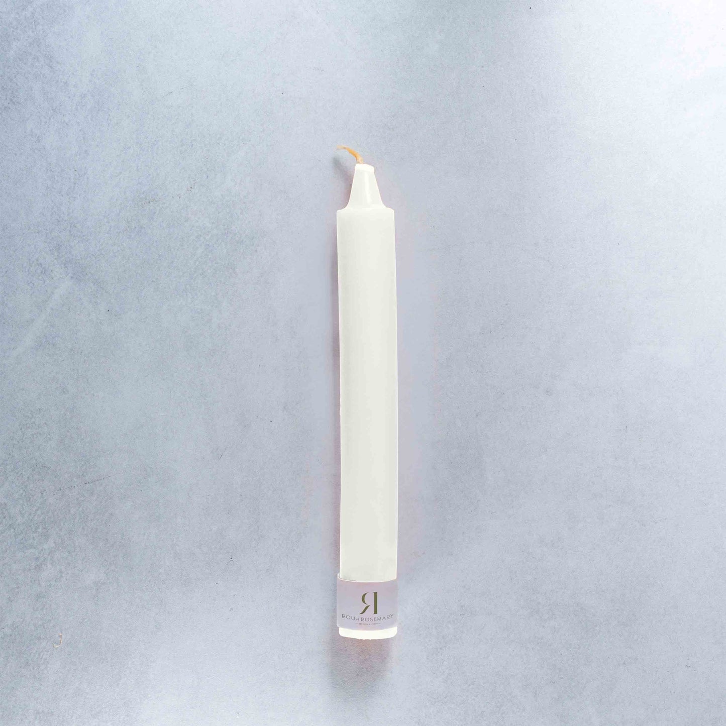 White Taper Candle