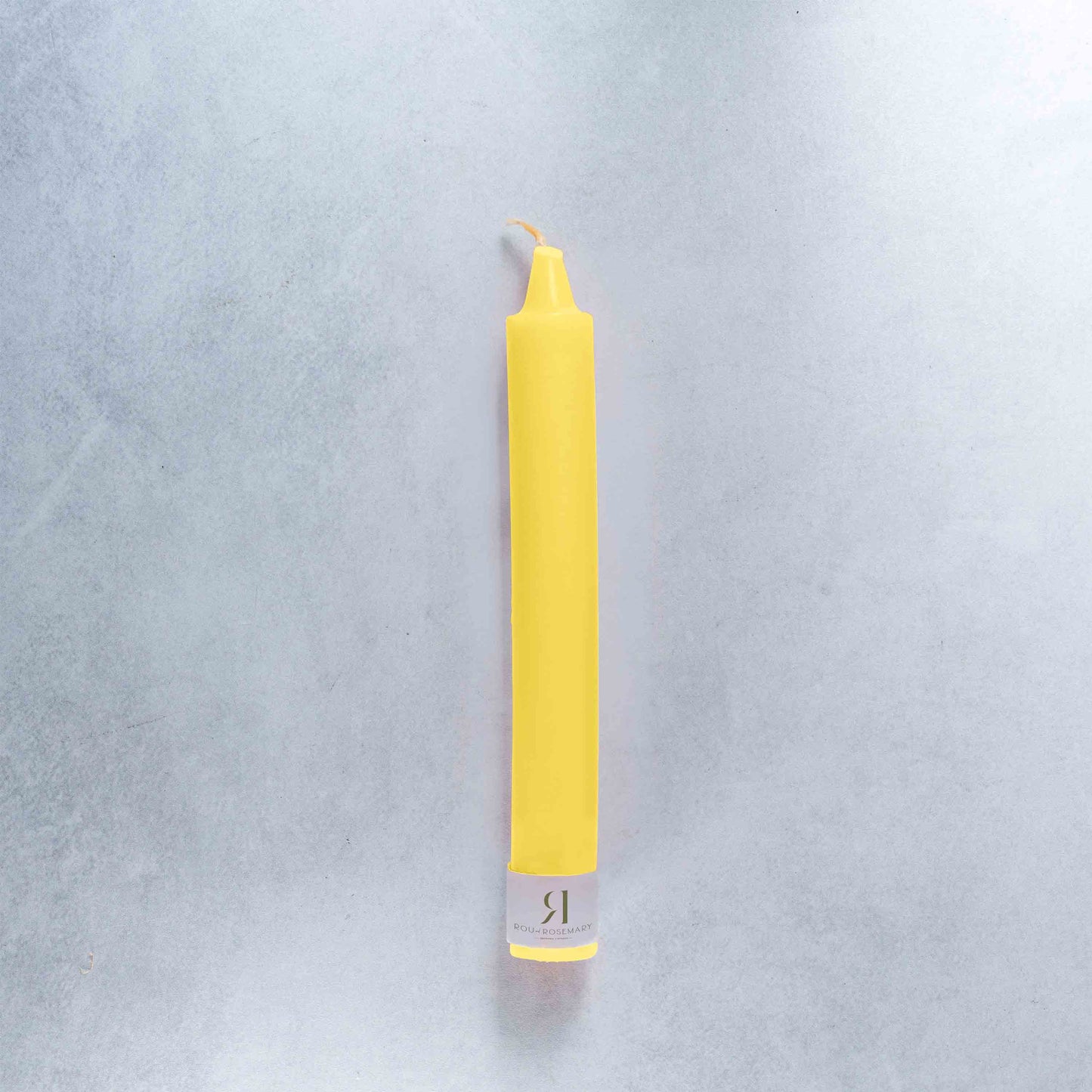 Yellow Taper Candle